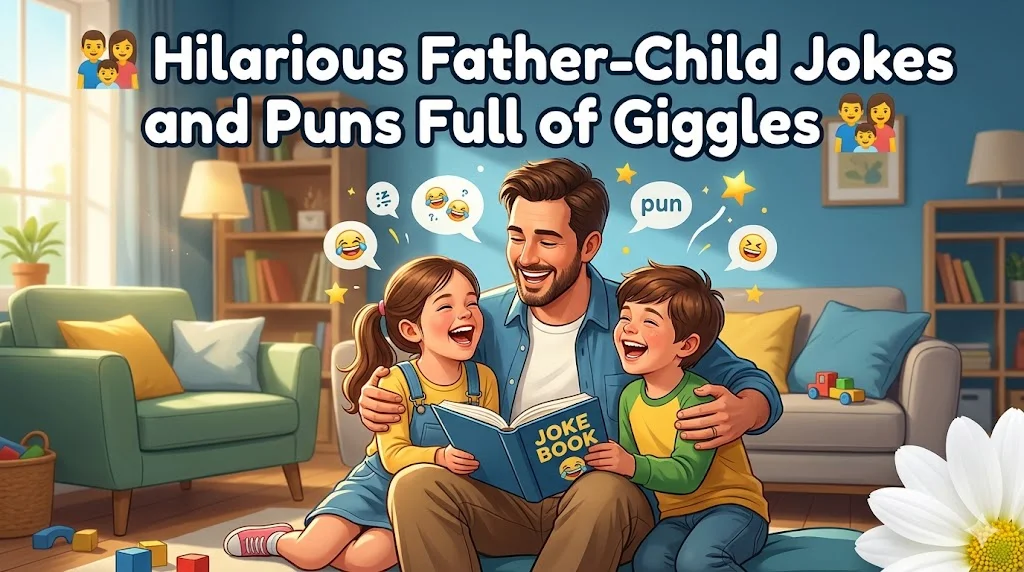 Hilarious Father-Child Jokes and Puns Full of Giggles