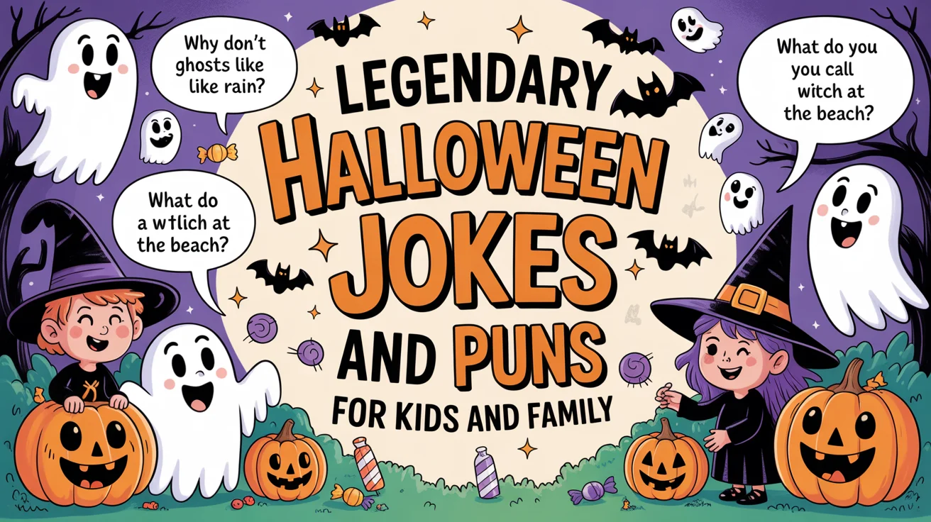 250+ Legendary Halloween Jokes and Puns for Kids and Family