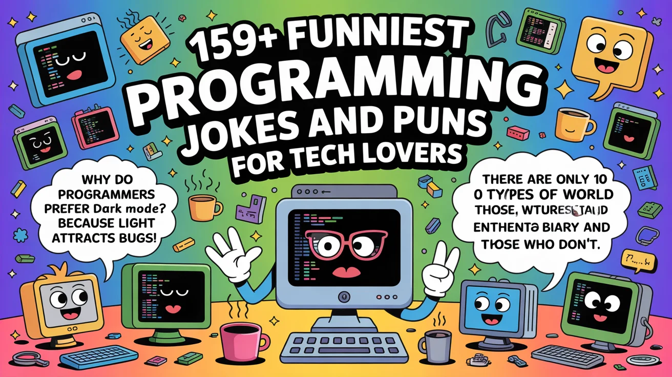 159+ Funniest Programming Jokes and Puns for Tech Lovers