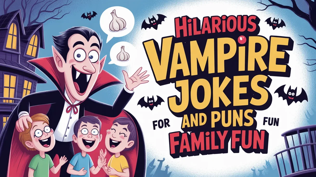 Vampire Fun 350+ Hilarious Vampires Jokes and Puns for Family Fun