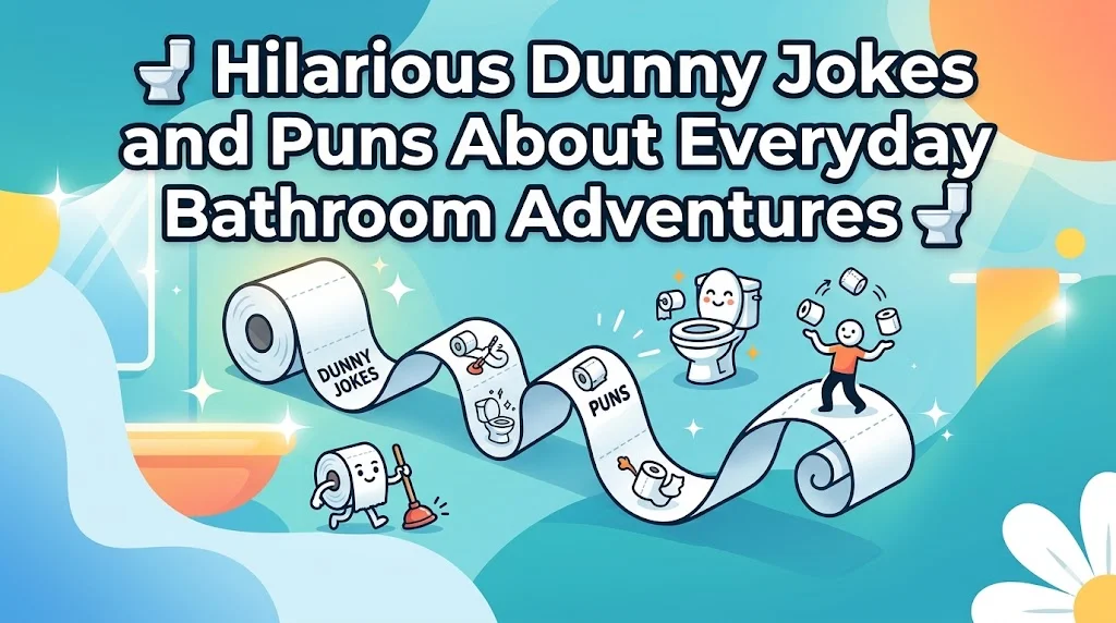 🚽 Hilarious Dunny Jokes and Puns About Everyday Bathroom Adventures 🚽