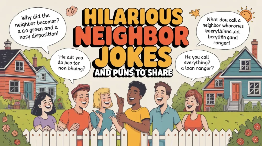 Neighbor Jokes and Puns