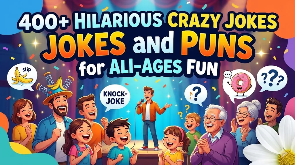 Crazy Jokes and Puns