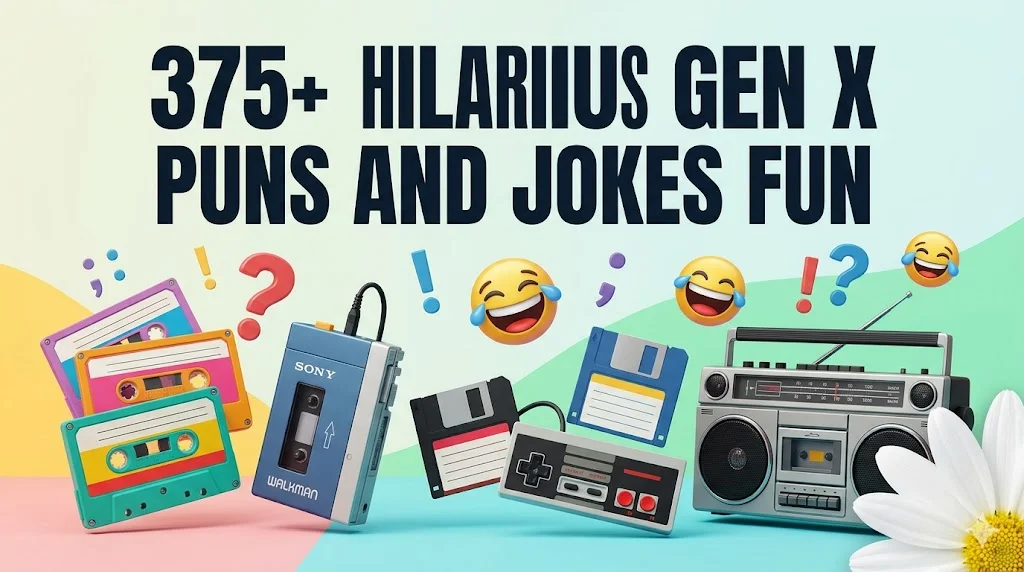 Gen X Puns and Jokes Fun