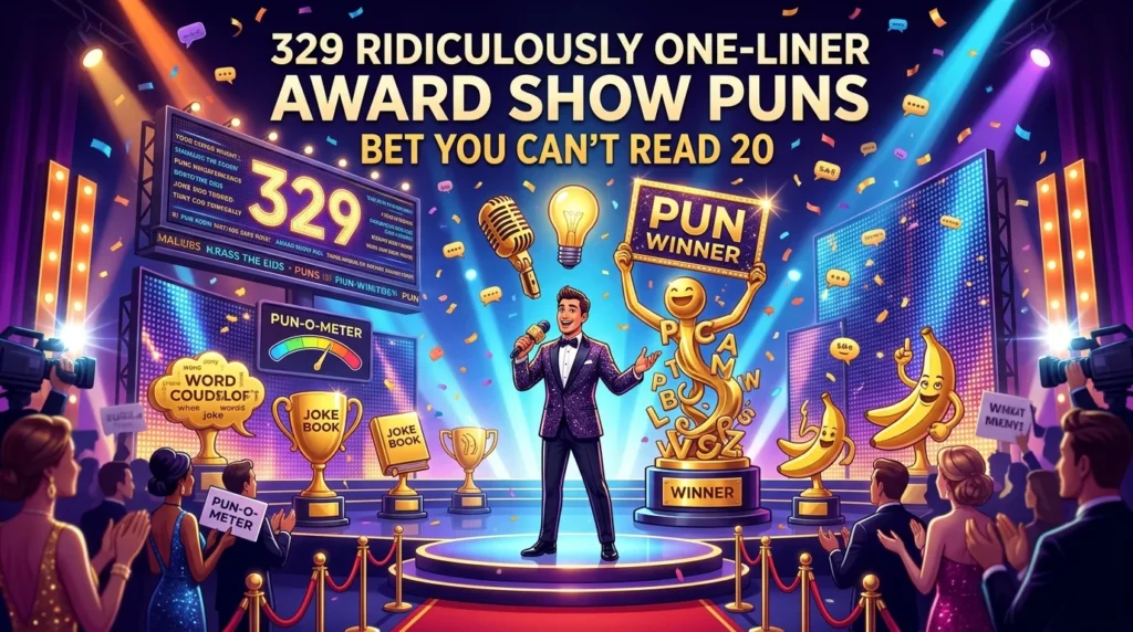 One-Liner Award Show Puns