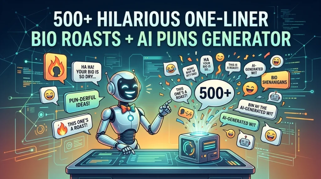One-Liner Bio Roasts