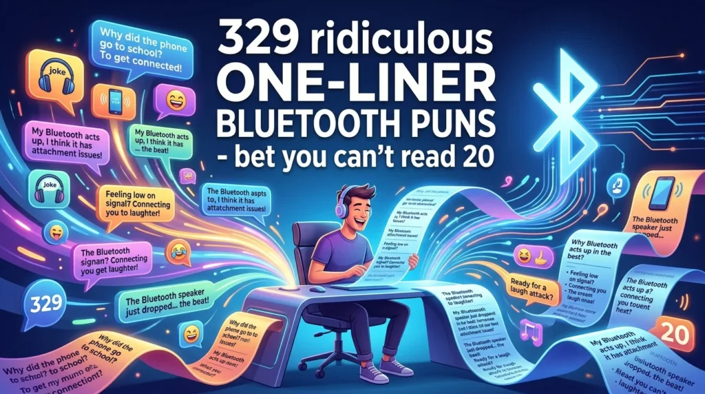 One-Liner Bluetooth Puns
