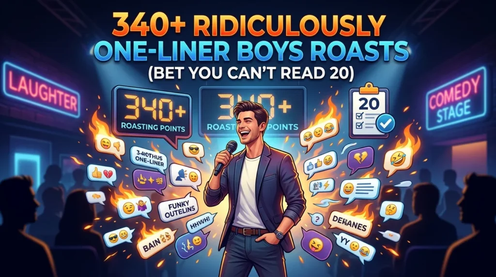 One-Liner Boys Roasts