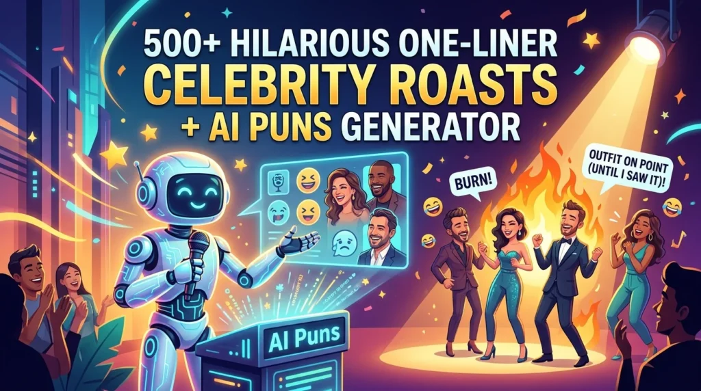 One-Liner Celebrity Roasts