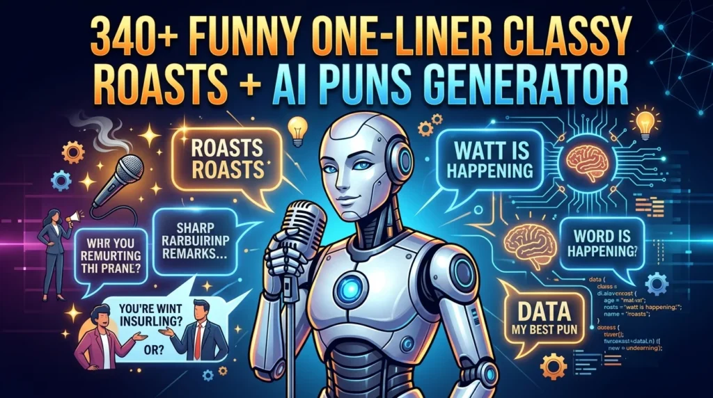 One-Liner Classy Roasts