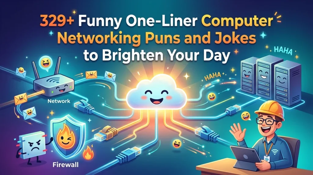 One-Liner Computer Networking Puns and jokes