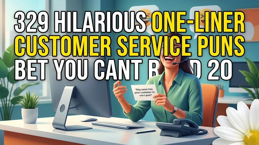 One-Liner Customer Service Puns