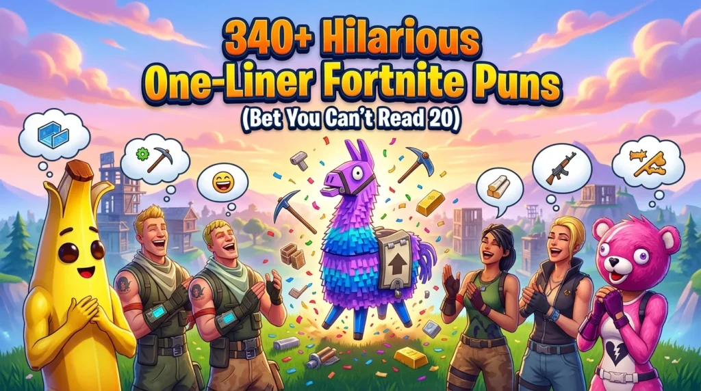 One-Liner Fortnite Puns