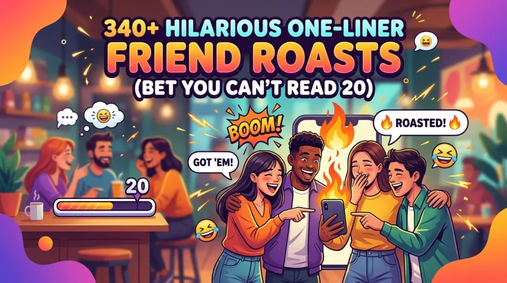 One-Liner Friend Roasts