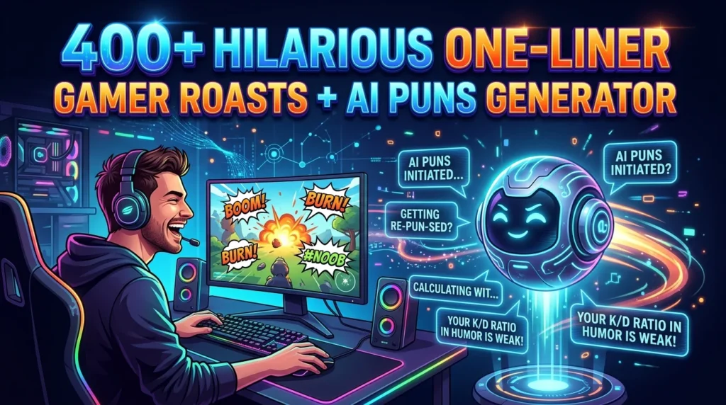 One-Liner Gamer Roasts