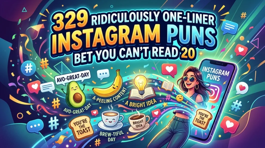 One-Liner Instagram Puns