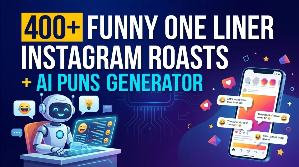 One Liner Instagram Roasts