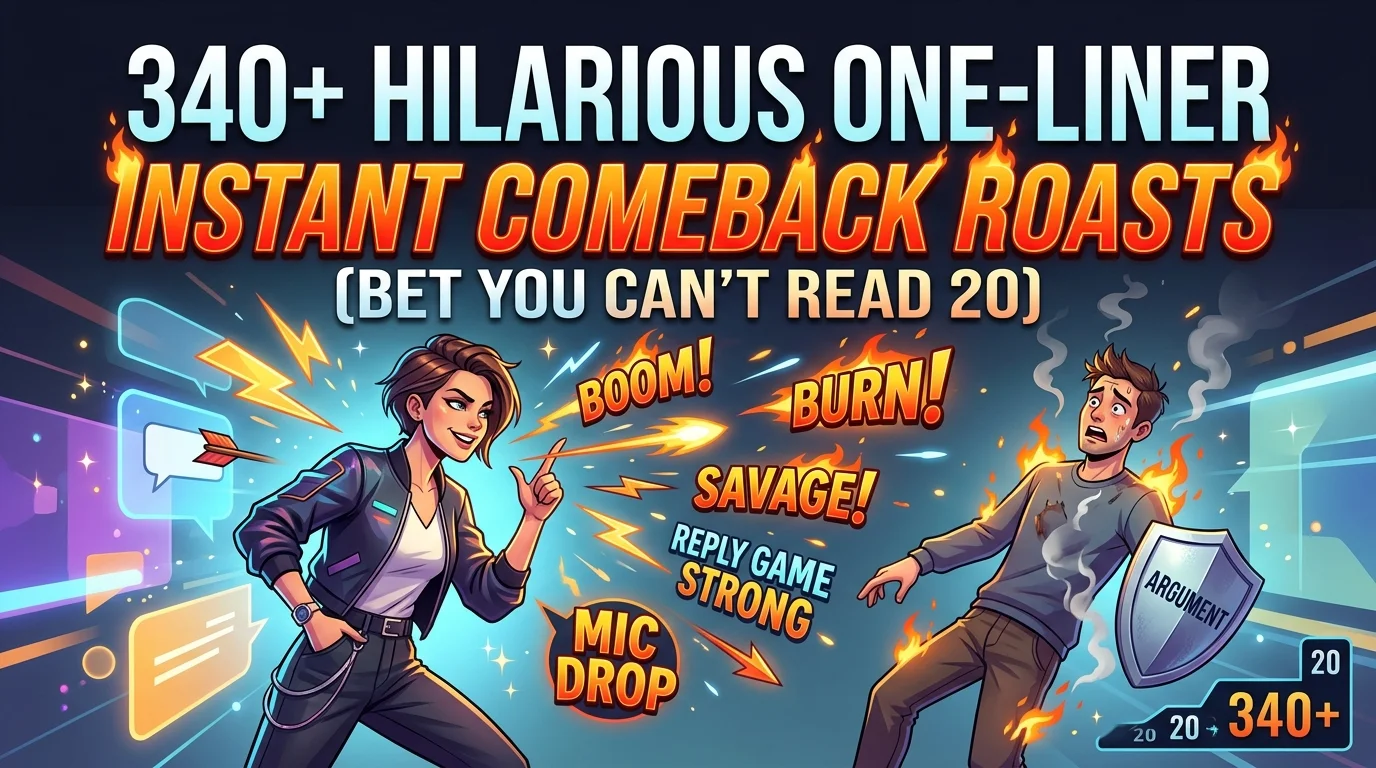 One-Liner Instant Comeback Roasts