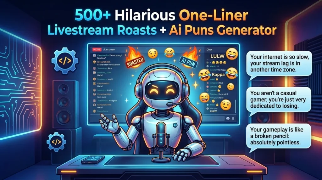One-Liner Livestream Roasts