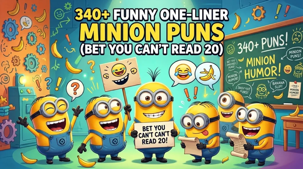 One-Liner Minion Puns
