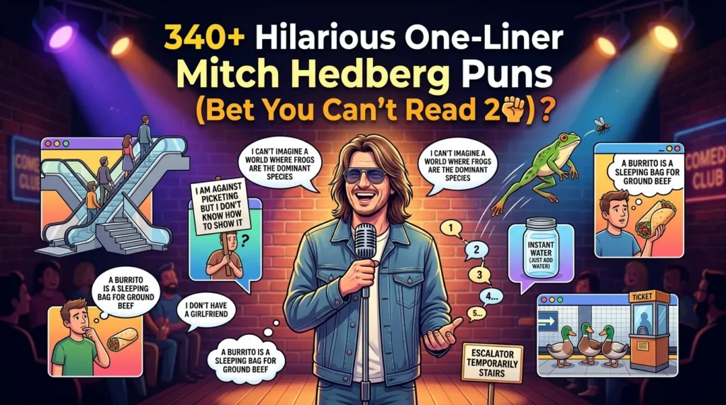 One-Liner Mitch Hedberg Puns