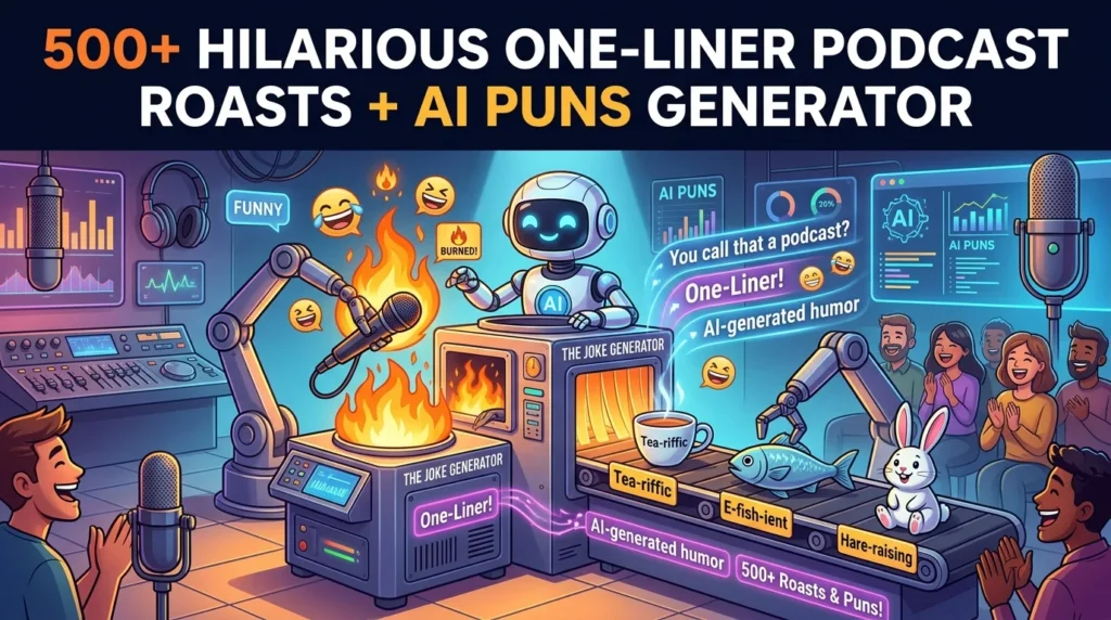 One-Liner Podcast Roasts