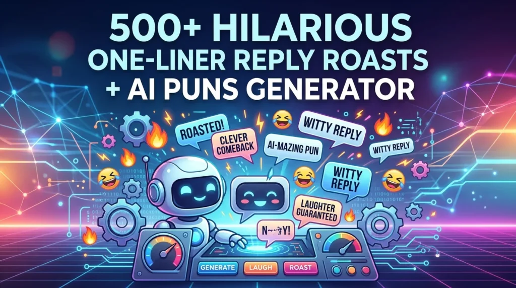 One-Liner Reply Roasts