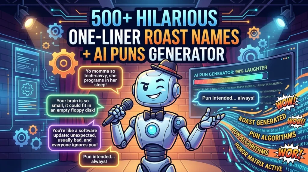 One-Liner Roast Names