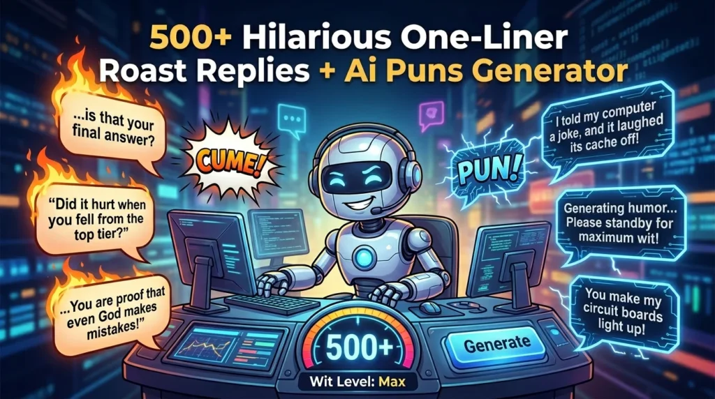 One-Liner Roast Replies