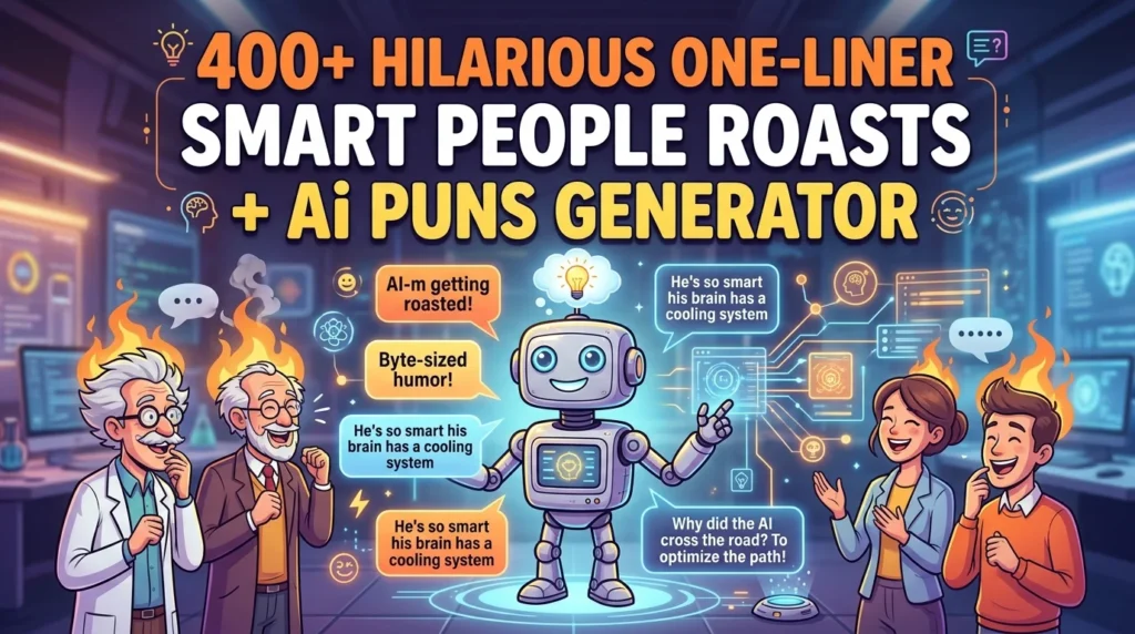 One-Liner Smart People Roasts