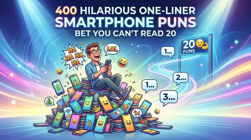 One-Liner Smartphone Puns