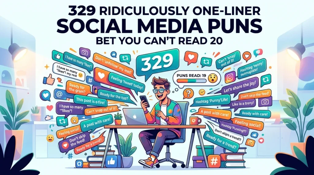 One-Liner Social Media Puns