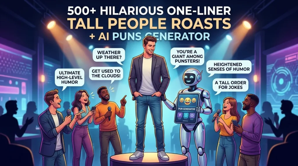 One-Liner Tall People Roasts