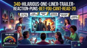 One-Liner Trailer Reaction Puns