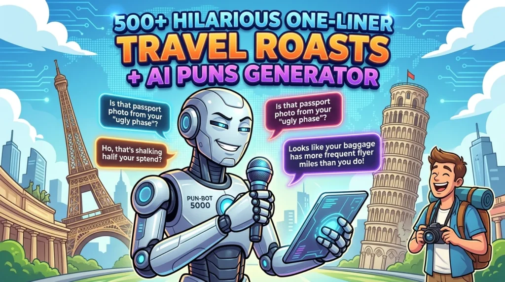 One-Liner Travel Roasts