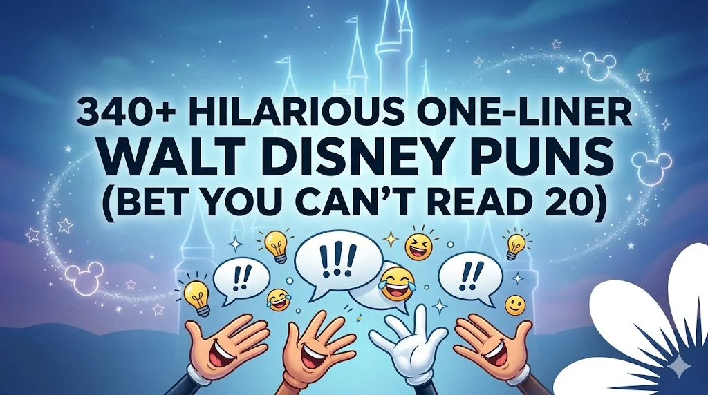 One-Liner Walt Disney Puns