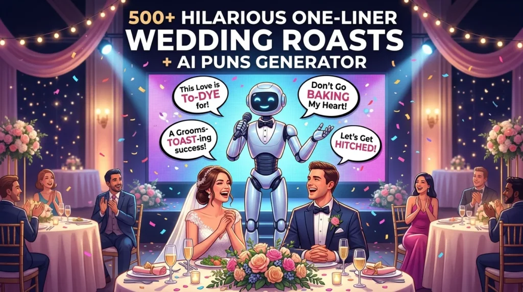 One-Liner Wedding Roasts