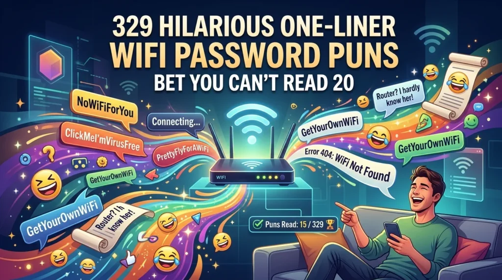One-Liner WiFi Password Puns