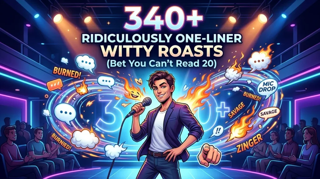 One-Liner Witty Roasts