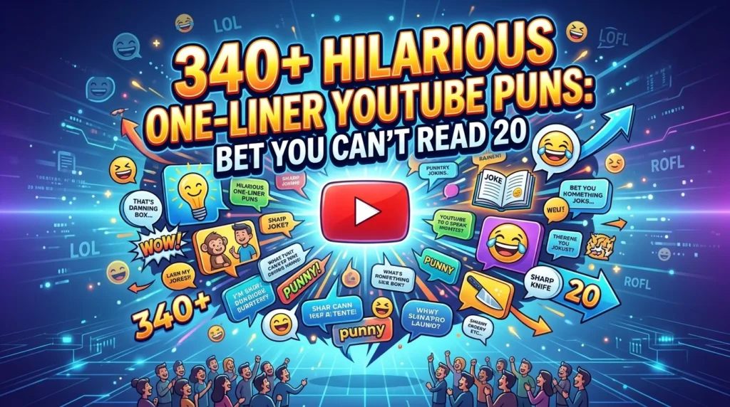 One-Liner YouTube Puns