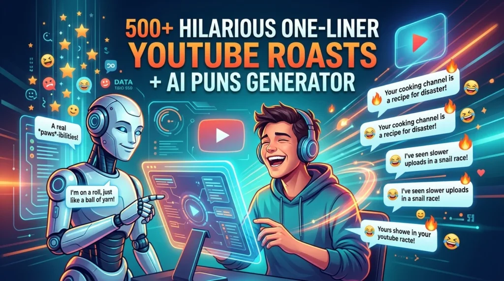 One-Liner Youtube Roasts
