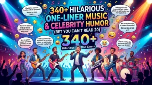 One-Liner Music & Celebrity Humor
