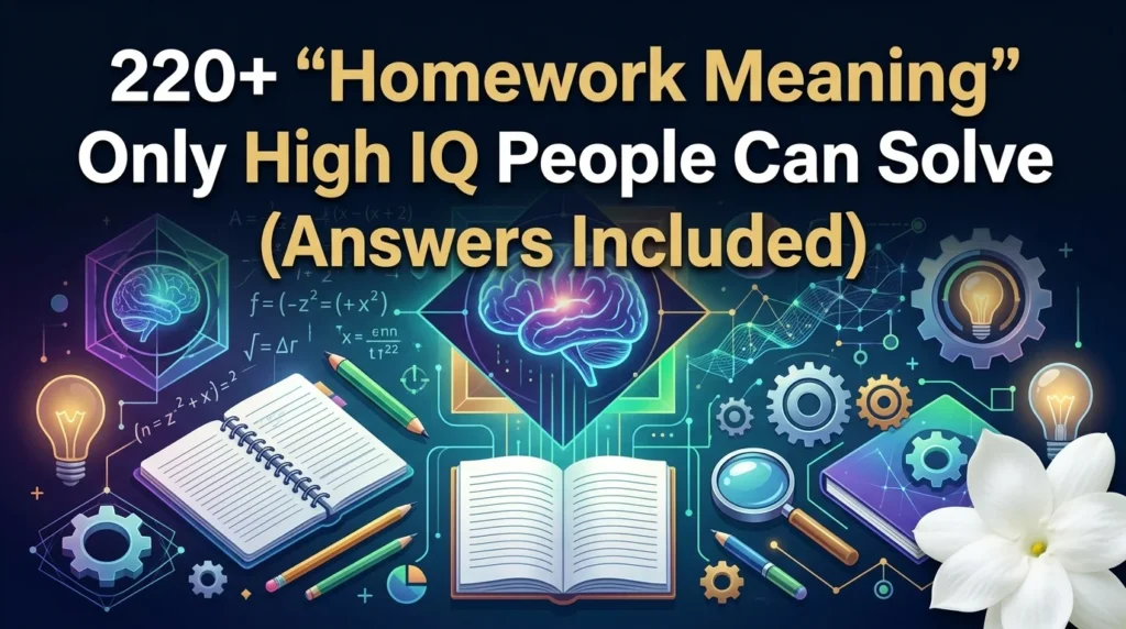 Homework Meaning