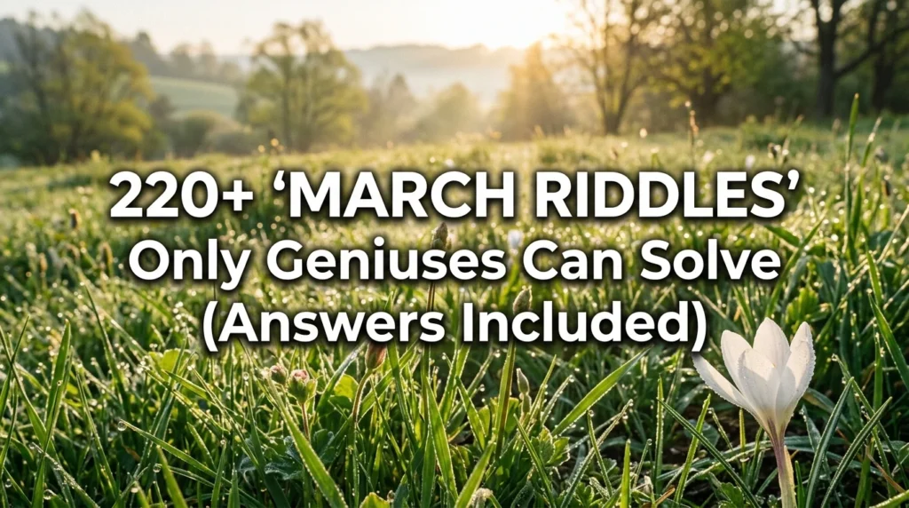 March Riddles